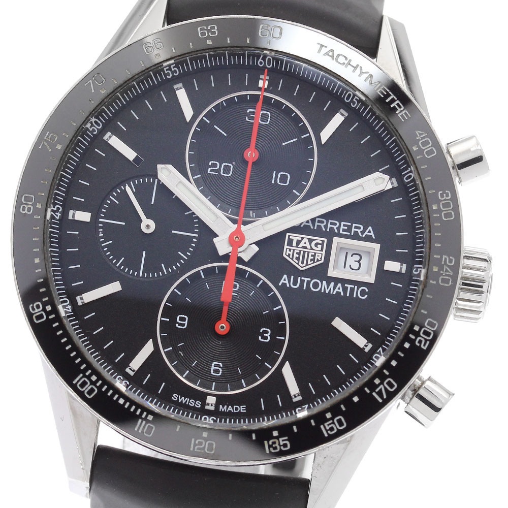 タグホイヤー TAG HEUER CV201AK-7 カレラ キャリバー16 クロノグラフ 自動巻き メンズ 良品 保証書付き_876044【中古】
