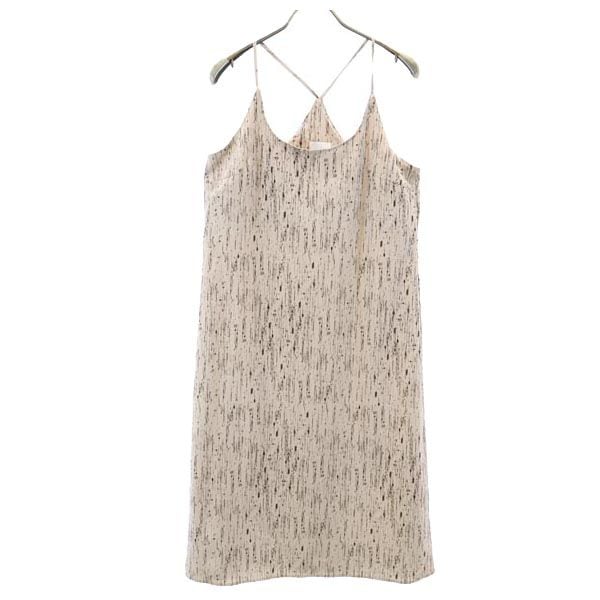 総柄 キャミワンピース ベージュ系 レディース 4,385円