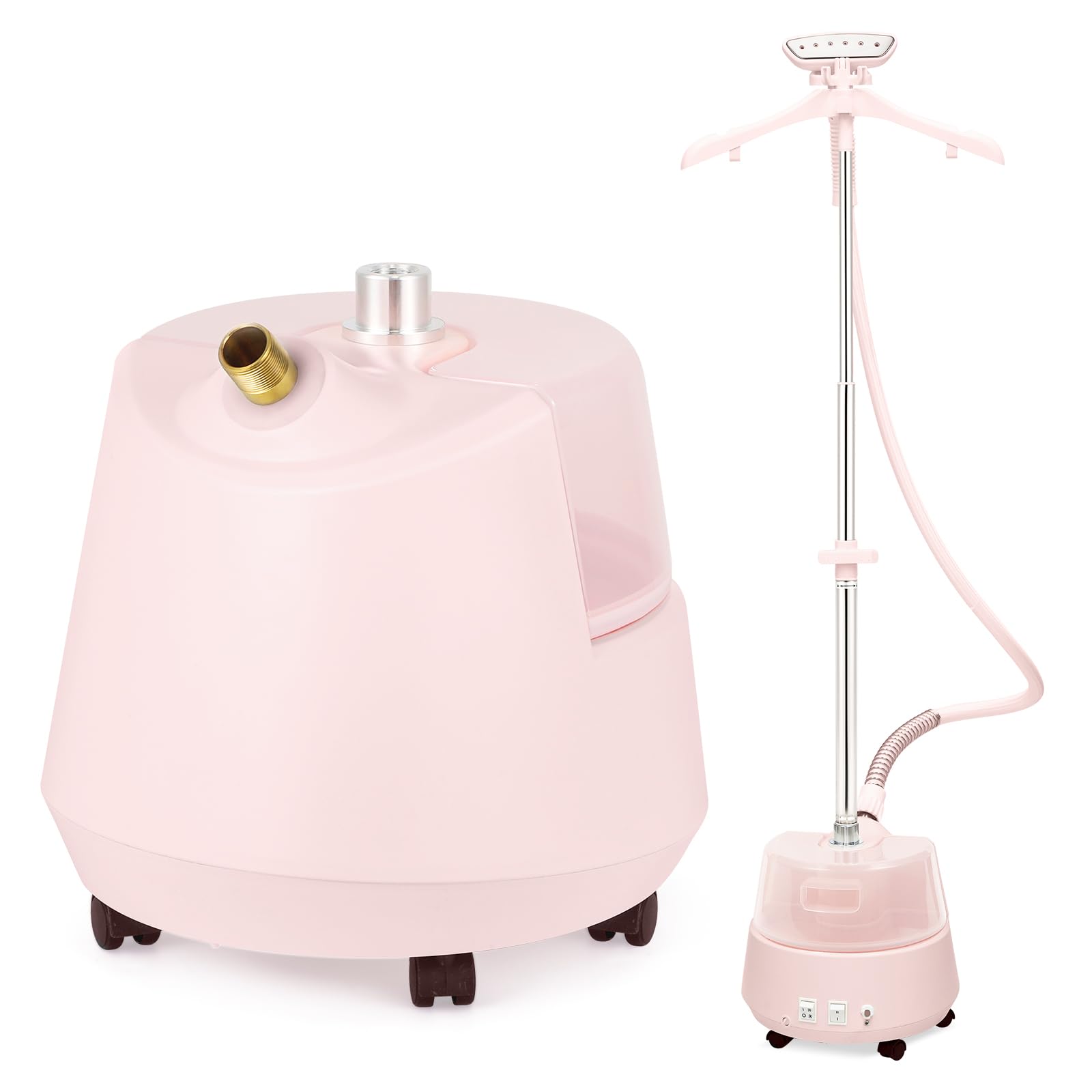 Hapyvergo 衣類スチーマー スチームアイロン 1500W作動 ハンガーにかけたまま 3L大容量タンク 2段階スチーム コード付き 置型 腕が楽 省スペース ハンガーラック付き 日本語取扱説明書 23,489円