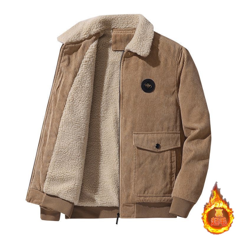 メンズ ボアブルゾン ボアジャケット フリースジャケット アウター ファッション 裏ボア フード付き 冬服 肉厚 保温 暖かい パーカー ジャケット