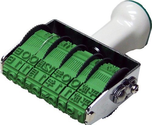 （まとめ買い）サンビー テクノタッチ回転印 和文4号日付 横 TK-WD44 00702744 [x3]