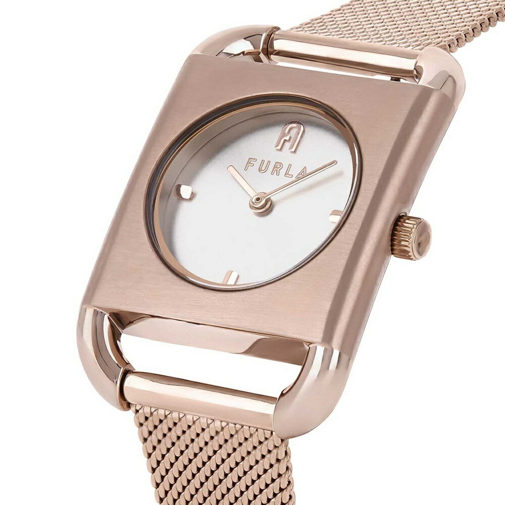 フルラ 腕時計 レディース ギフトに最適 上品 スクエアケース ピンクゴールド メッシュベルト おしゃれ 女性 プレゼント 誕生日 記念日 FURLA 時計 並行輸入品 ランキング お祝い 19,637円