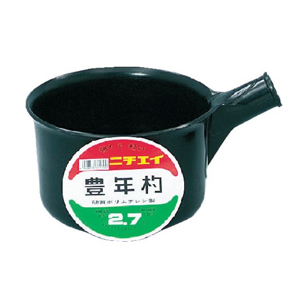 （まとめ）DICプラスチック 豊年杓#2.7柄なし SK-2.7 1個[x10セット]