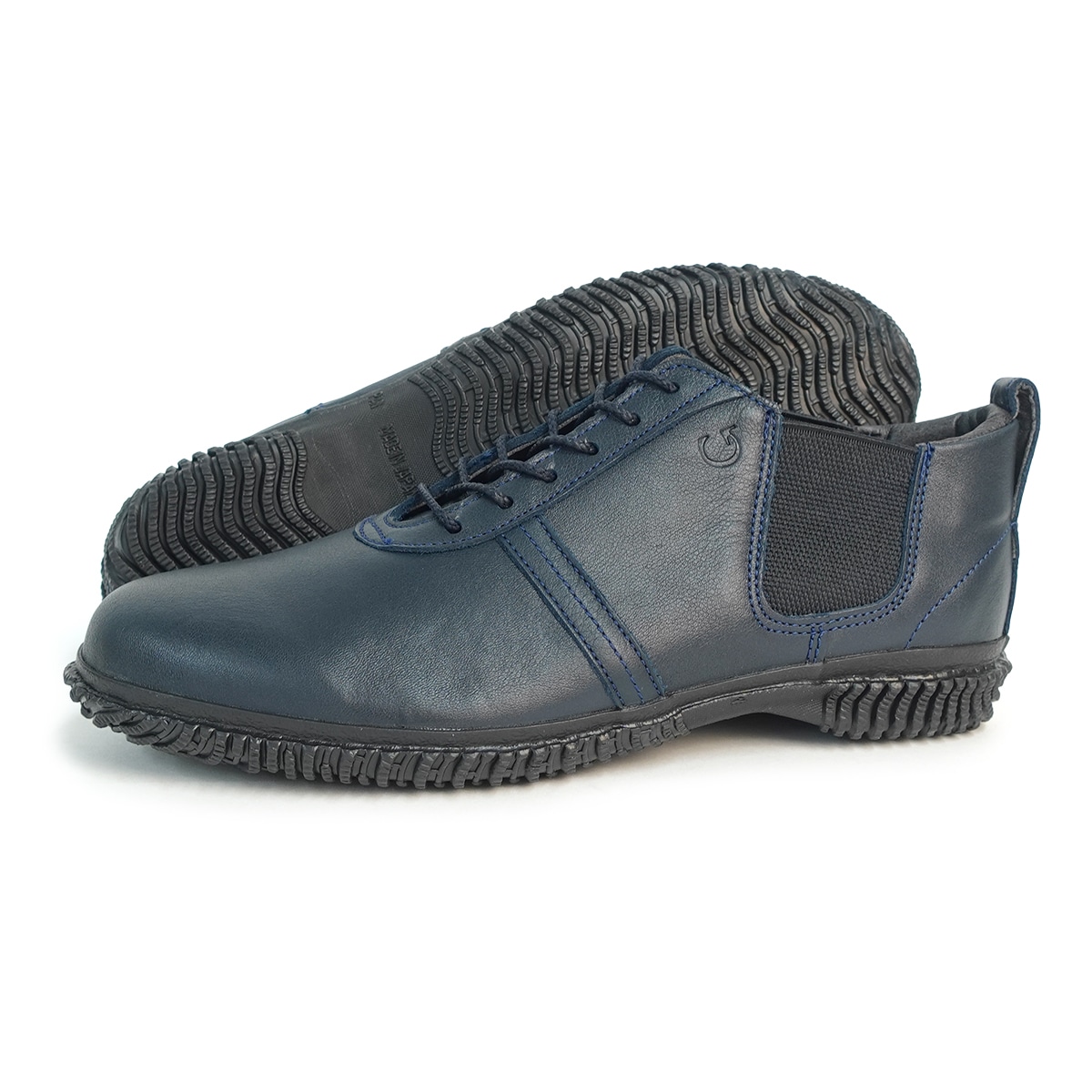 スニーカー メンズ レディース SP-6155 ネイビー サイドゴア ビジネス カジュアル 父の日