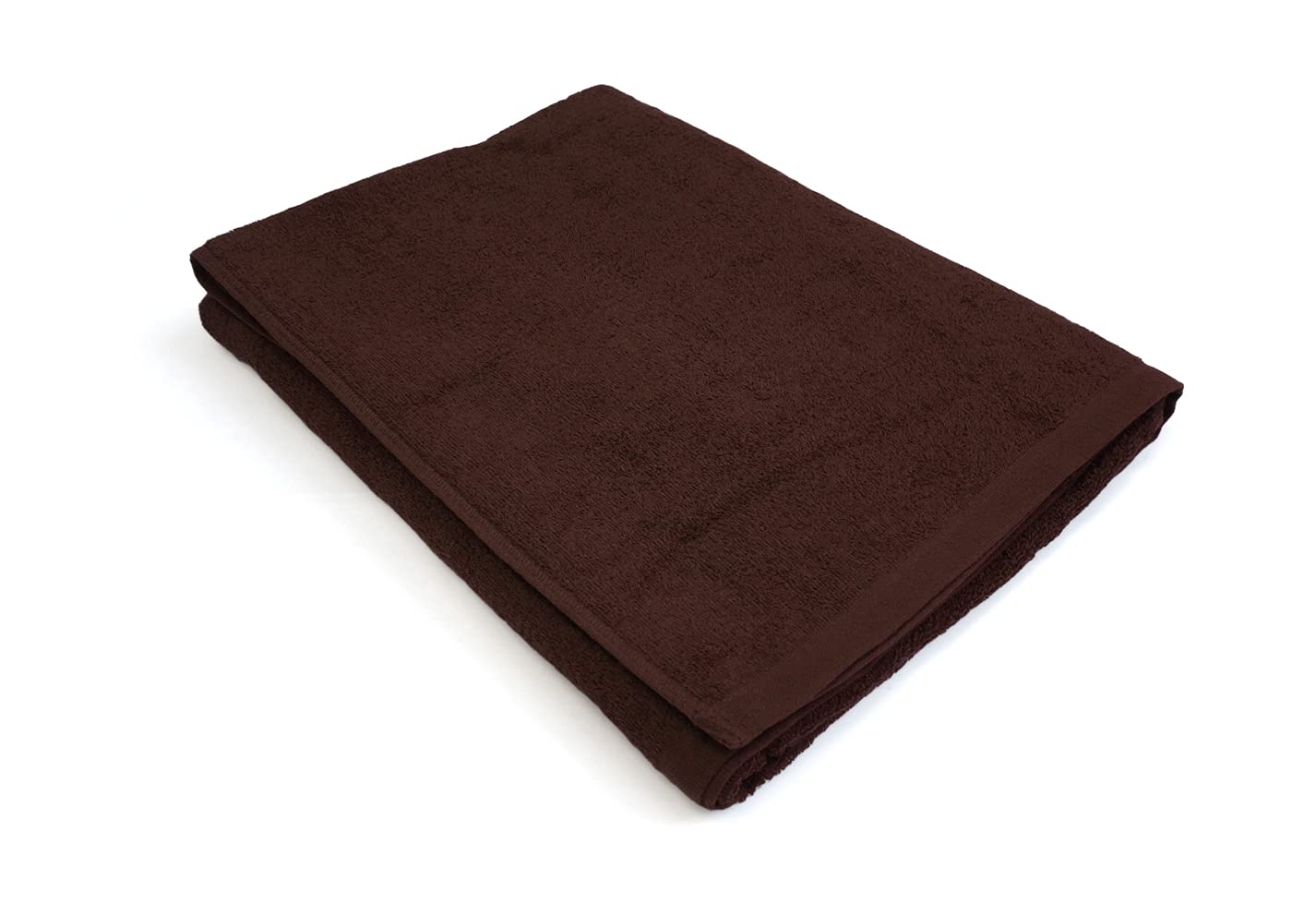1300匁 バスタオル 5枚セット 90x150cm 無地 業務用タオル/サロン 美容院 タオル ブラウン