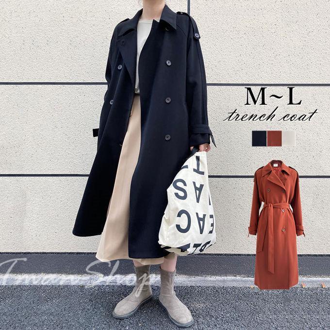 スプリングコート ライトアウター レディース ロング丈 トチコート 大きい ビッグ おしゃな コート 羽織り 上品 通勤 入学式 入園式 春秋