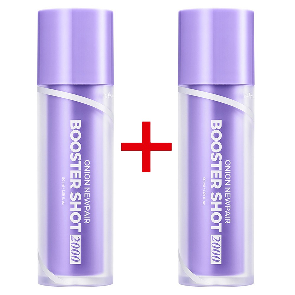 [1+1]イズエンツリーオニオン ニューペア ブースターショット 2000 50ml+50ml / パンテノール ヒアルロン酸 コラーゲン 3重ケア 針美容液