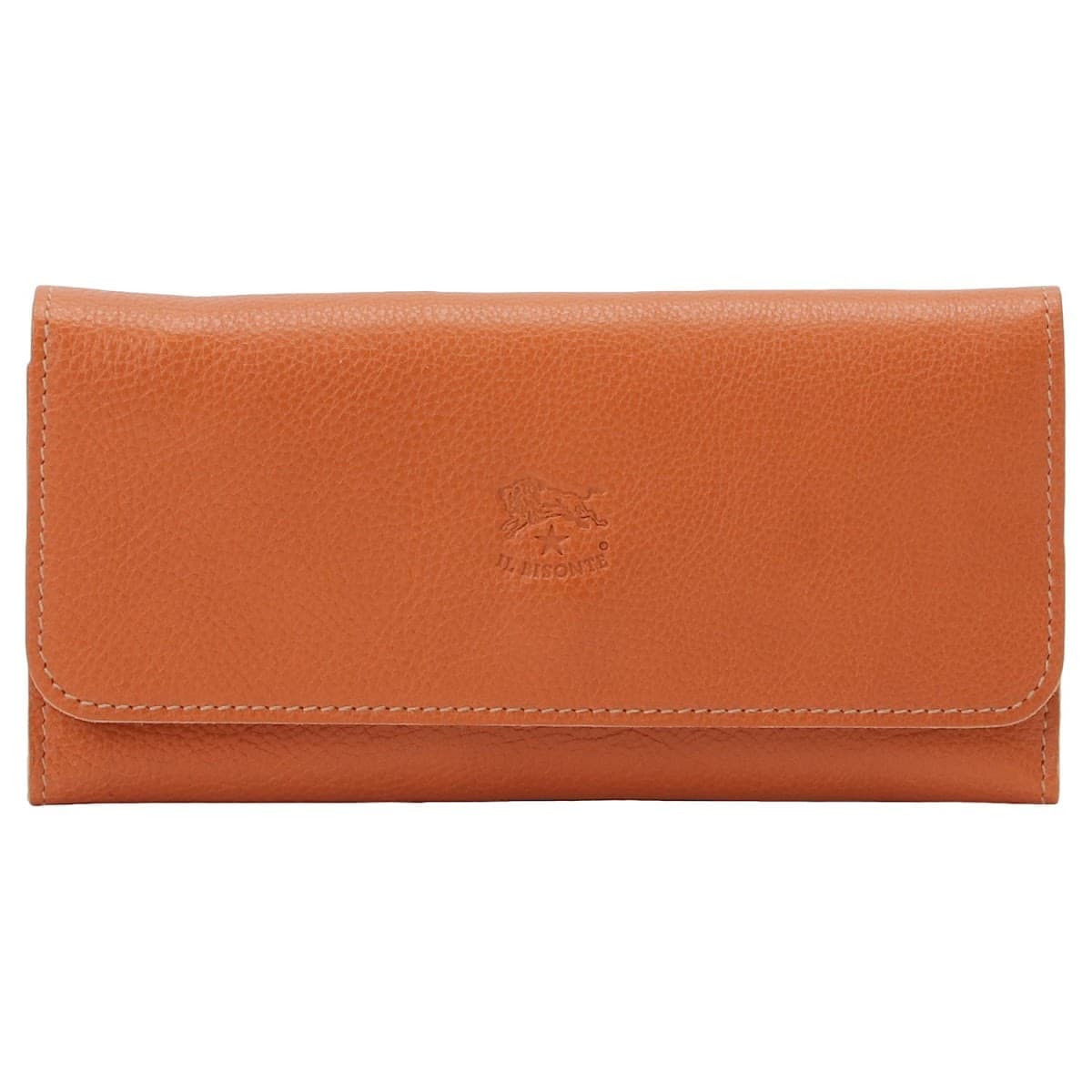 イルビゾンテ 財布 IL BISONTE レディース メンズ ユニセックス SCW009 PV0005 CA101B 三つ折り長財布 キャラメル ヤキヌメ SCW009-PV0005-CA101B
