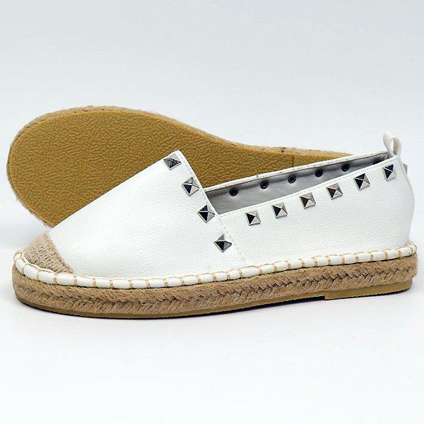 シューズ エスパドリーユ スタッド 女性 レディース 靴 フォーマルシューズ ローファー フラット 2cm smc265 51_P406534435