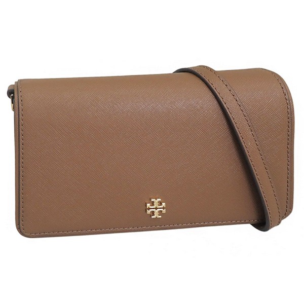 トリーバーチ バッグ レディース ショルダーバッグ アウトレット OS レザー ブラウン EMERSON MINI CROSSBODY 159463-909 TORY BURCH