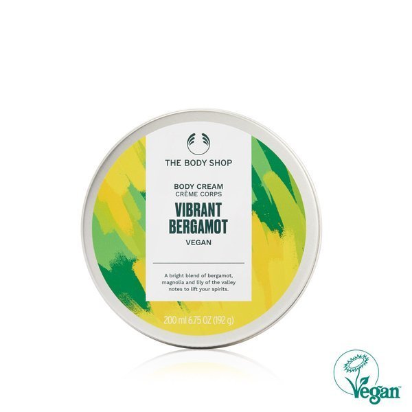 【The body shop】 バイブレント ベルガモット ボディクリーム 200ML