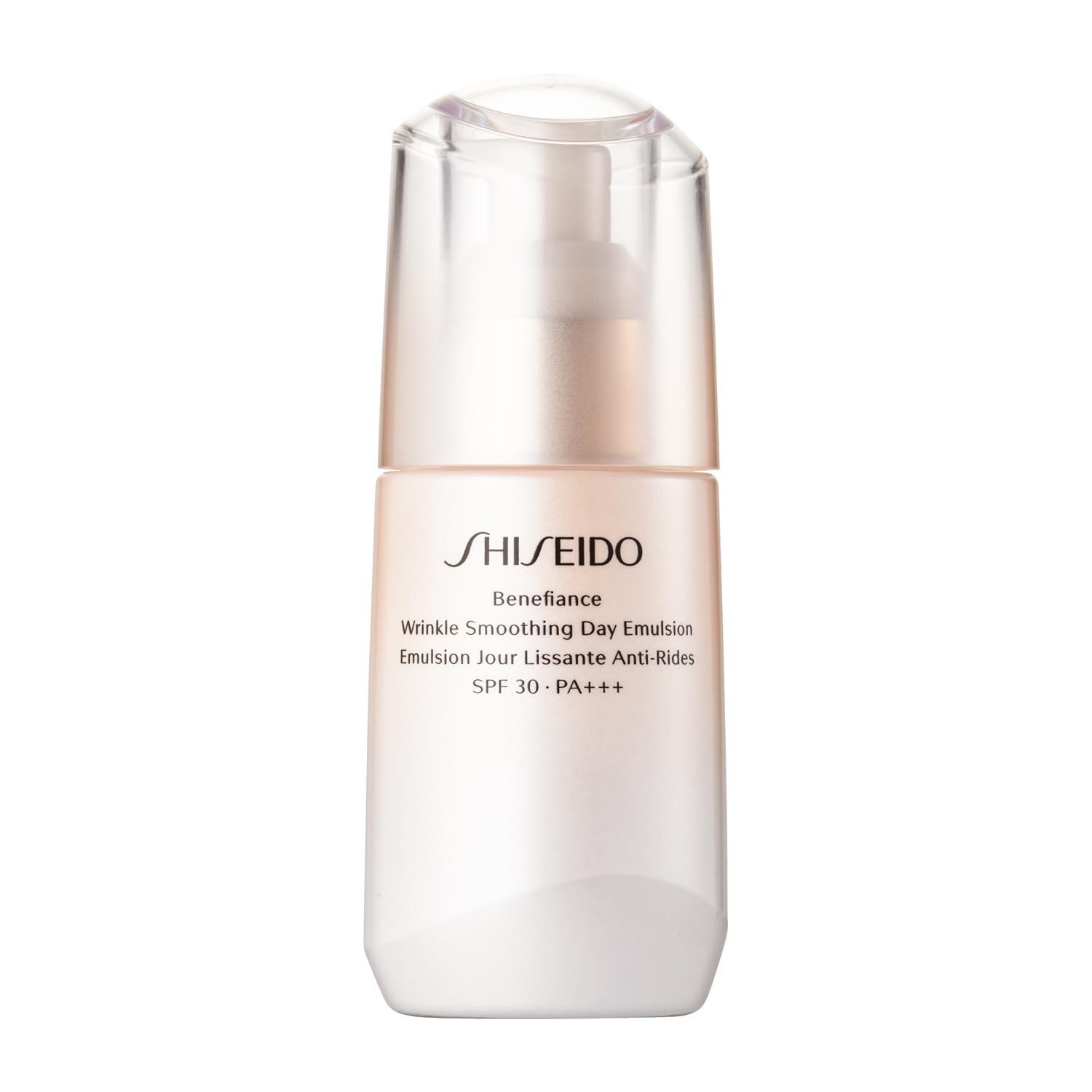 SHISEIDO ベネフィアンス リンクル スムージングデーエマルジョン 75mL SPF30 PA+++ 朝用 ・ 日中用 （美容液 ・ クリーム ・ 乳液） フローラルグリーンの香り