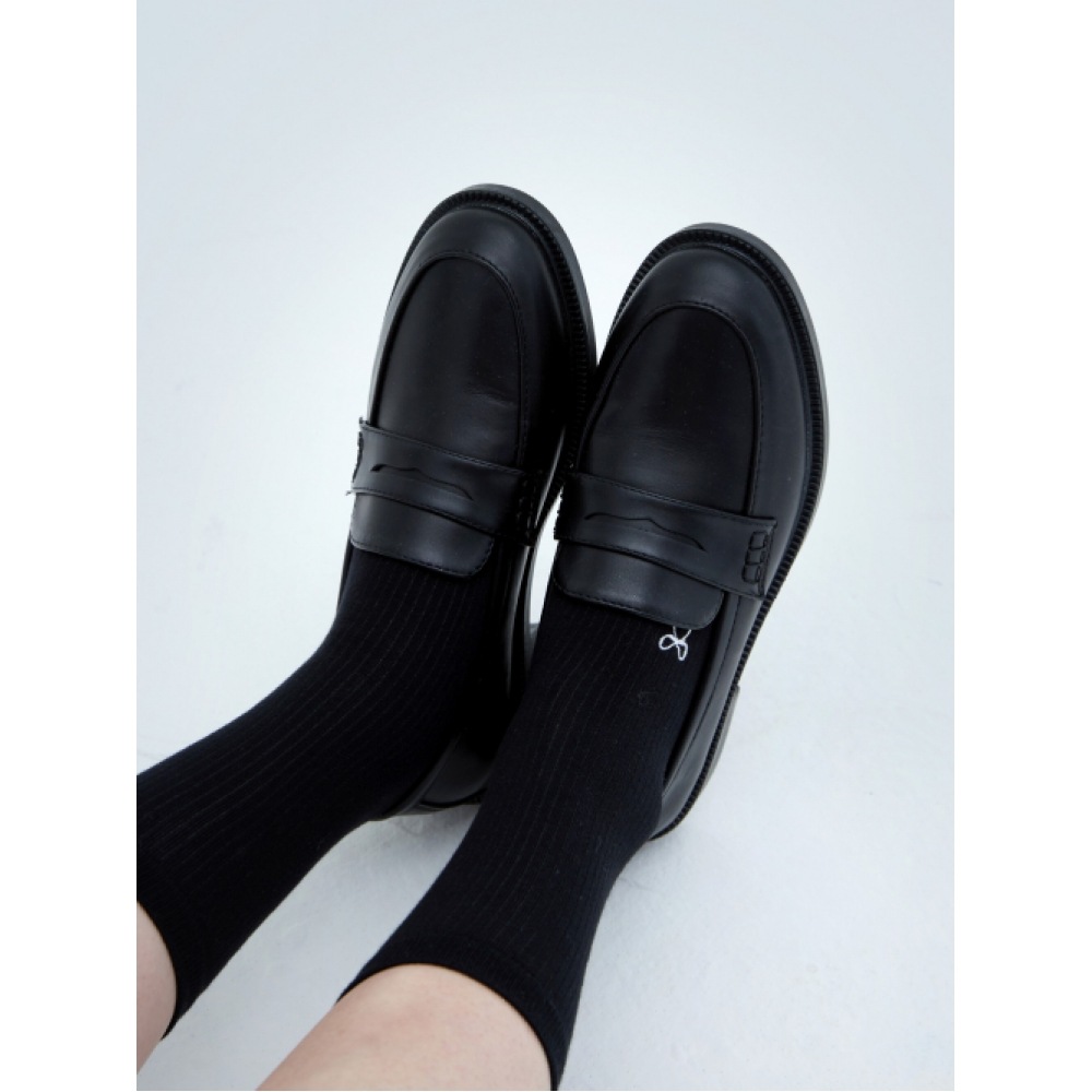 SHOOPEN [ベーシック] ラウンドトゥ クラシック ペニーローファー 2.0 HPWWCFA203