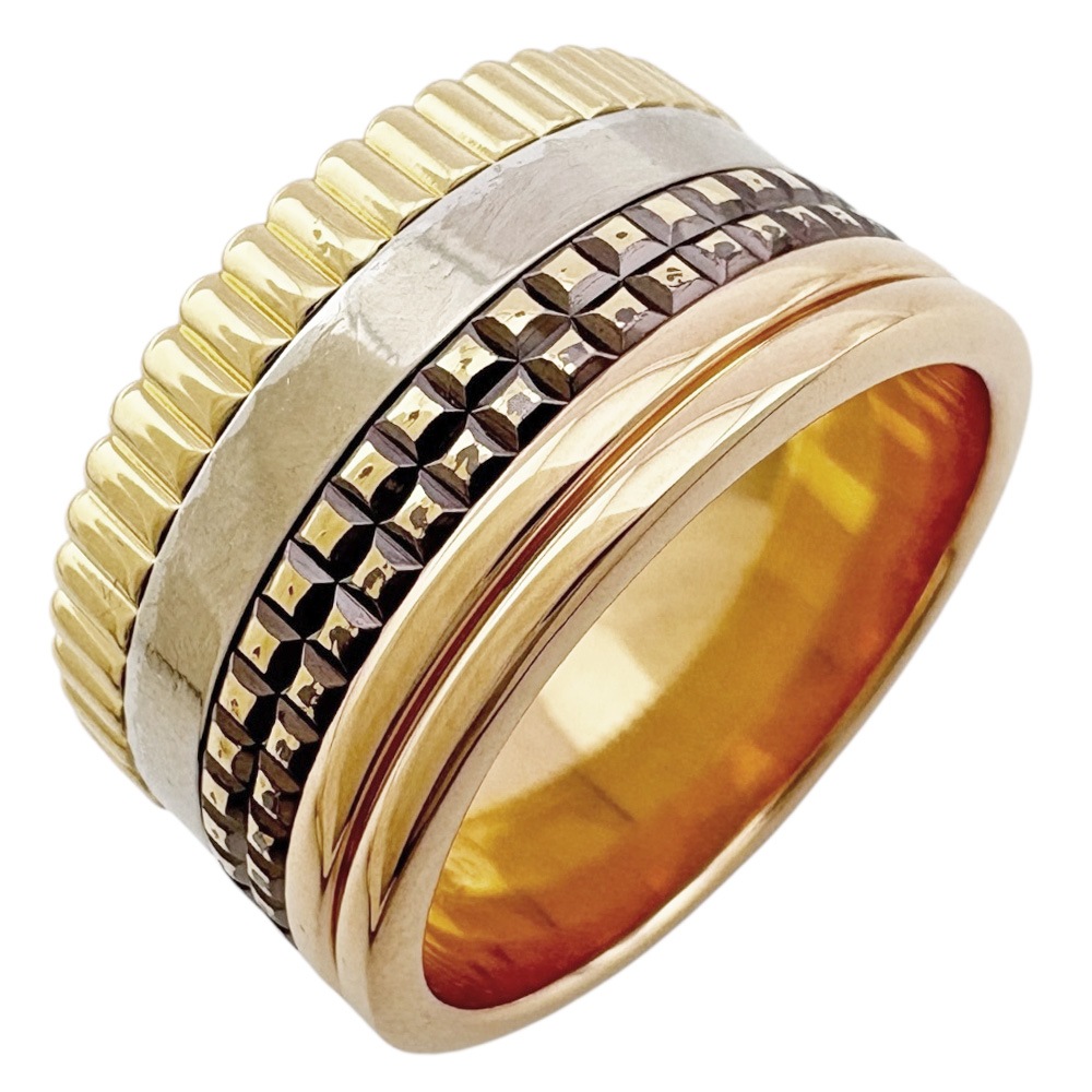 ブシュロン キャトルクラシック ラージ リング 指輪 15.5号 18金 K18ピンクゴールド Boucheron 中古