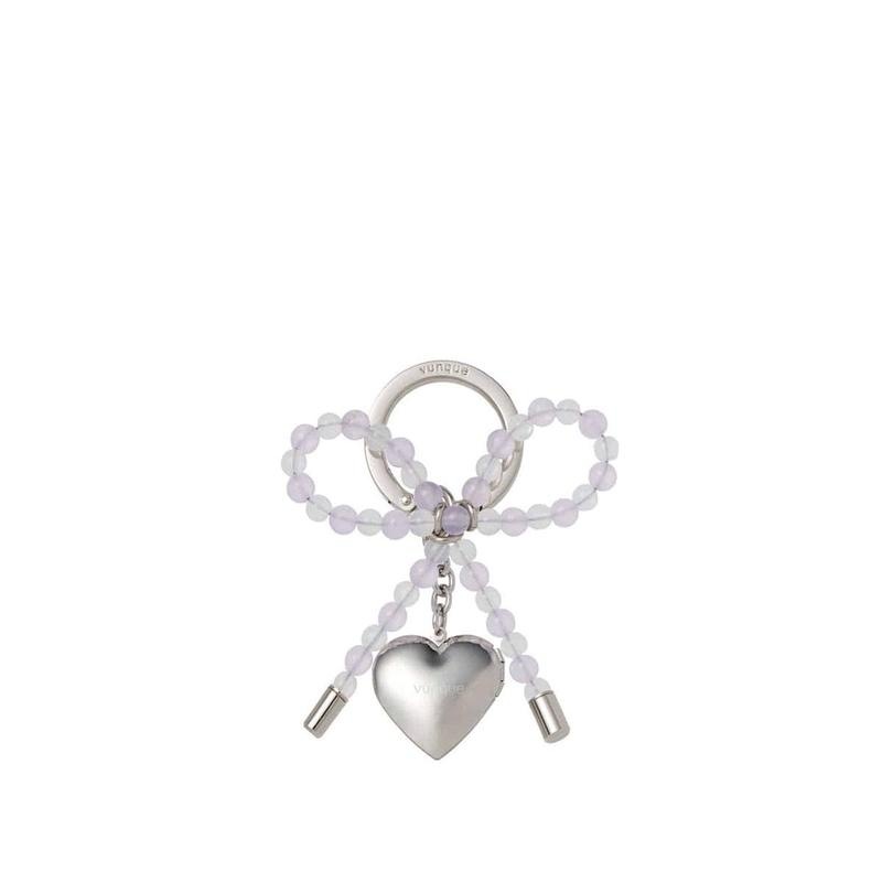 ハートリボンチャーム (하트 리본 참) パープル VQB5-1AC261-1PUXX