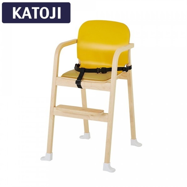 レストランハイチェア ベルト付 MELLOW イエロー 22306 [ベビーチェア (生後18ヶ月60ヶ月まで)] 【保証期間：1年】