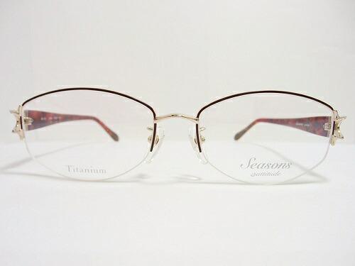 メガネ M1121 col.860 53ｍｍ Seasons 日本製 レディース 女性 プレゼント 記念日 贈り物に 32,175円