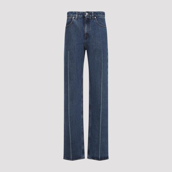 JIL SANDER Women Straight Pants J02KA0354 J46463 406 INDIGO