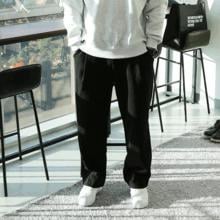 WTDバルーンフィット起毛裏地ワイドパンツ