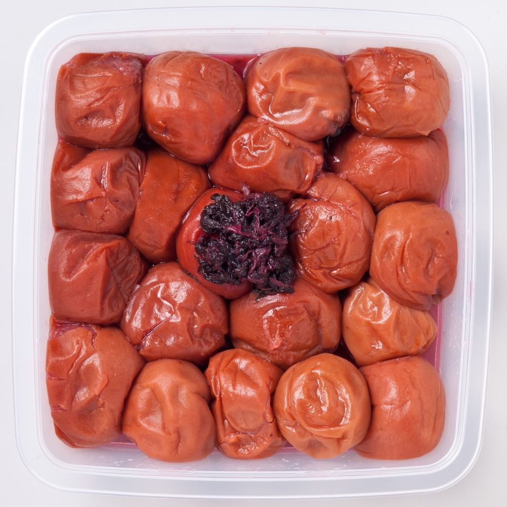 （グルメギフト）紀州南高梅 しそ漬け梅 800g