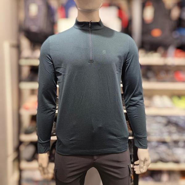 VT0434MDG 男性用秋冬 スパン 裏起毛 ジップアップTシャツ (S42516460)