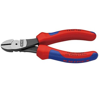 KNIPEX クニペックス 強力型斜ニッパー 硬線用 コンフォート 全長140mm 7402-140