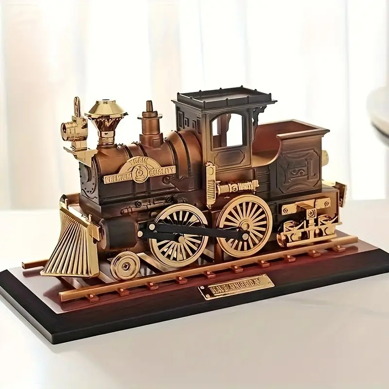 オルゴールボックス 電車 ヴィンテージ ノスタルジック 列車 プラスチック お洒落 カントリー かわいい プレゼント 贈り物 お洒落 オルゴール 音楽 インテリア 4-7