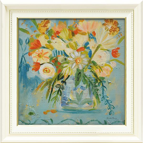 ユーパワー ファリダ/ザマン Gel加工 アートフレーム 「ミスティブルー」