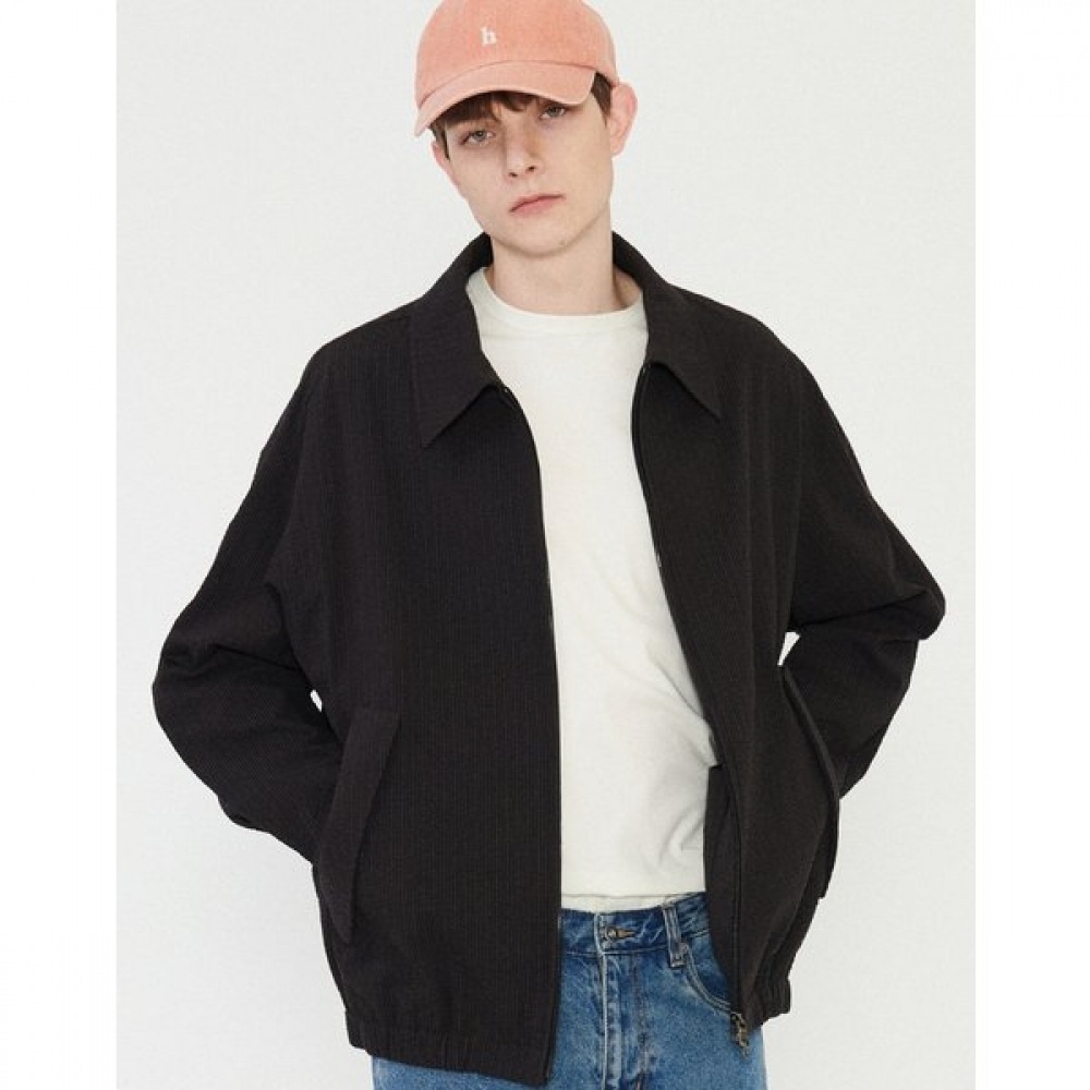 [24SS] [HS] シーサッカーカラージップアップ HZJU4E803BK 12,575円