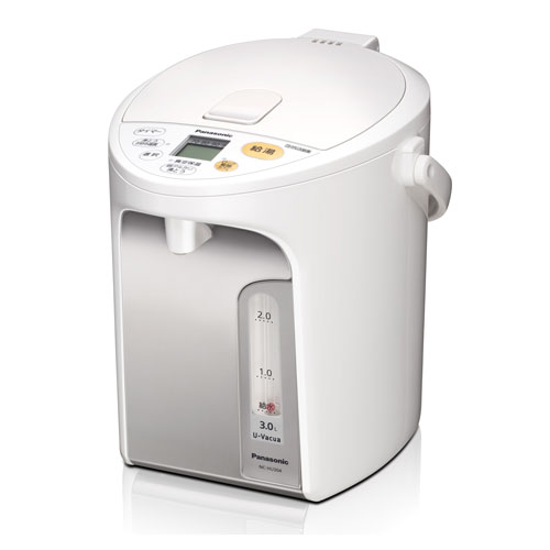 パナソニック NC-HU304-W マイコンジャー沸騰ポット　3.0L　ホワイト NCHU304W