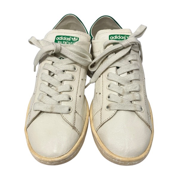 バレンシアガ×アディダス ホワイト 36サイズ スタンスミス アパレル スニーカー 【中古】