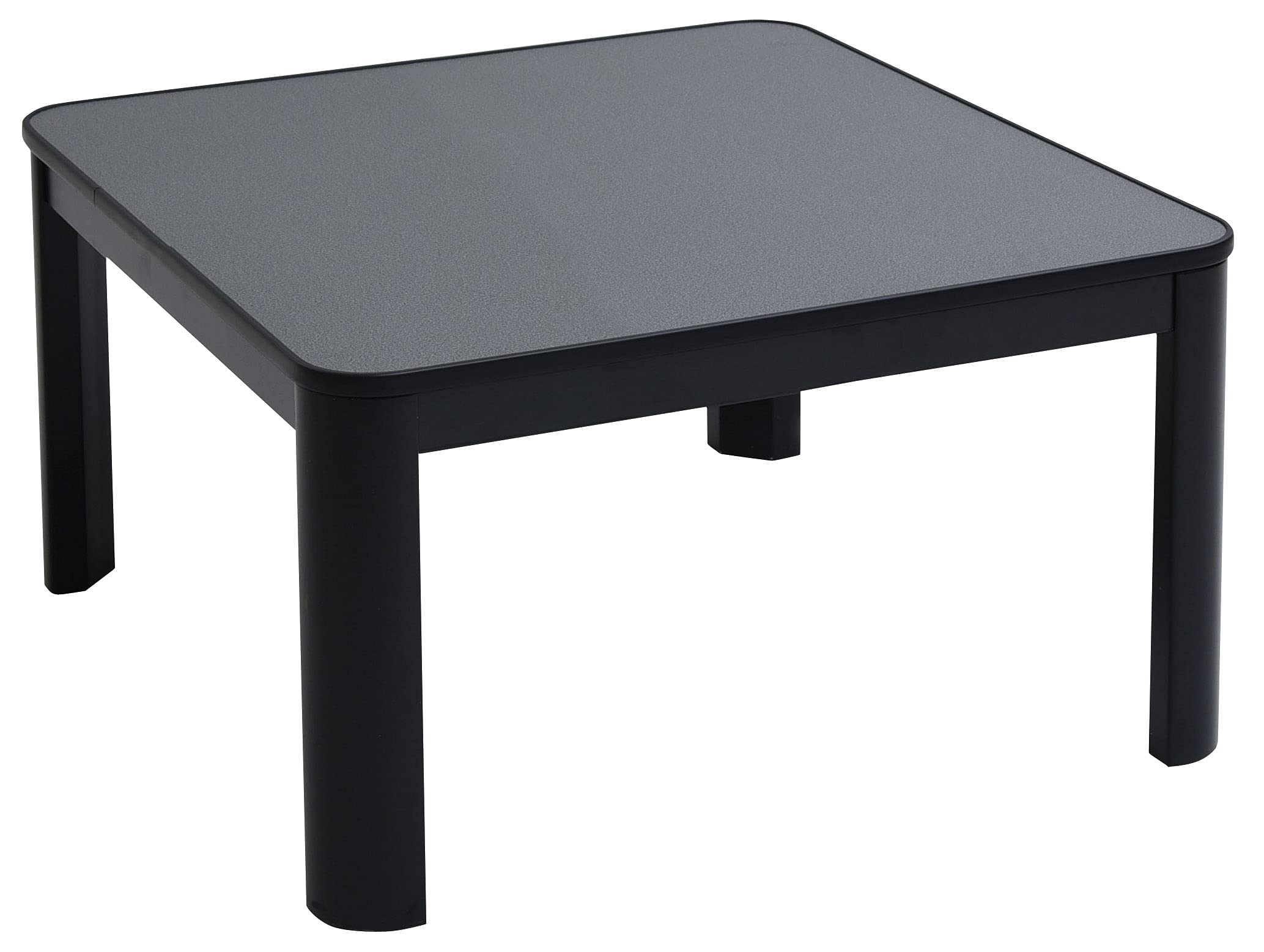 [山善] カジュアル こたつ テーブル 60cm 正方形 一人暮らし 天面リバーシブル ブラック ESK-608