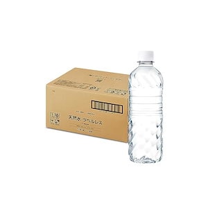 【迅速発送】by Amazon 天然水 ラベルレス 500ml ×24本 富士山の天然水 バナジウム含有 水 ミネラルウォーター ペットボトル 静岡県産 500ミリリットル (Smart Basic)