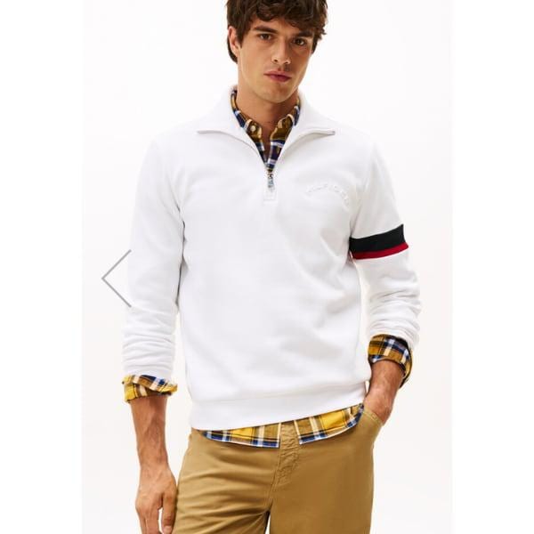 [男性]フリーススウェットハーフジップ(T12F7TPO660MT1YBR)