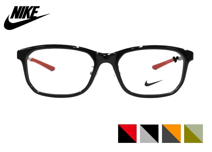 ナイキ NIKE 7294lb スクエア フルリム ラバー 軽量 大きい スポーツ スポーティ メガネ ユニセックス メンズ レディース めがね 眼鏡 55サイズ
