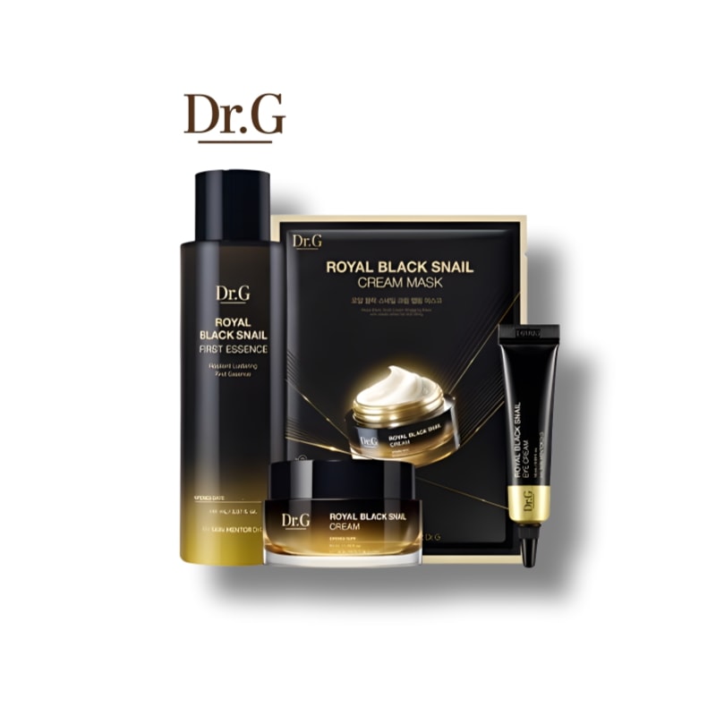 【4点セット】ロイヤルブラックスネイル トーンケア＆ハリ集中ケア（エッセンス/クリーム/アイ/マスク1枚）韓国コスメ