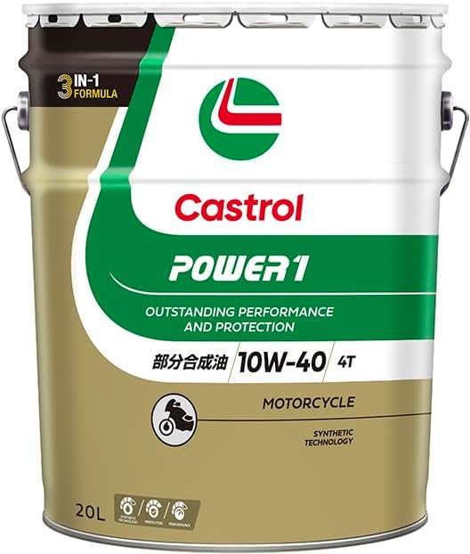 カストロール POWER1 4T 10W-40 20L缶