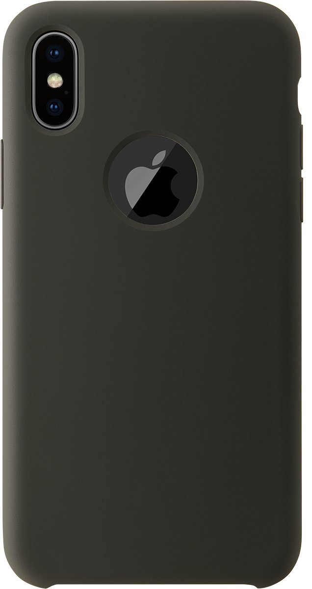 【The Kase/ケース】スマホケース iPhone X ソフトゲル シリコンケース ダークオリーブグリーン 38917746
