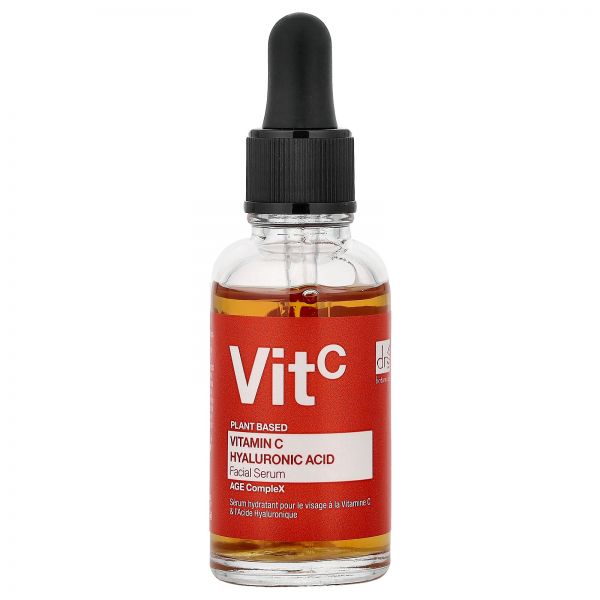 , Vitamin C Hyaluronic Acid Facial Serum, 1.01 fl oz 30 ml