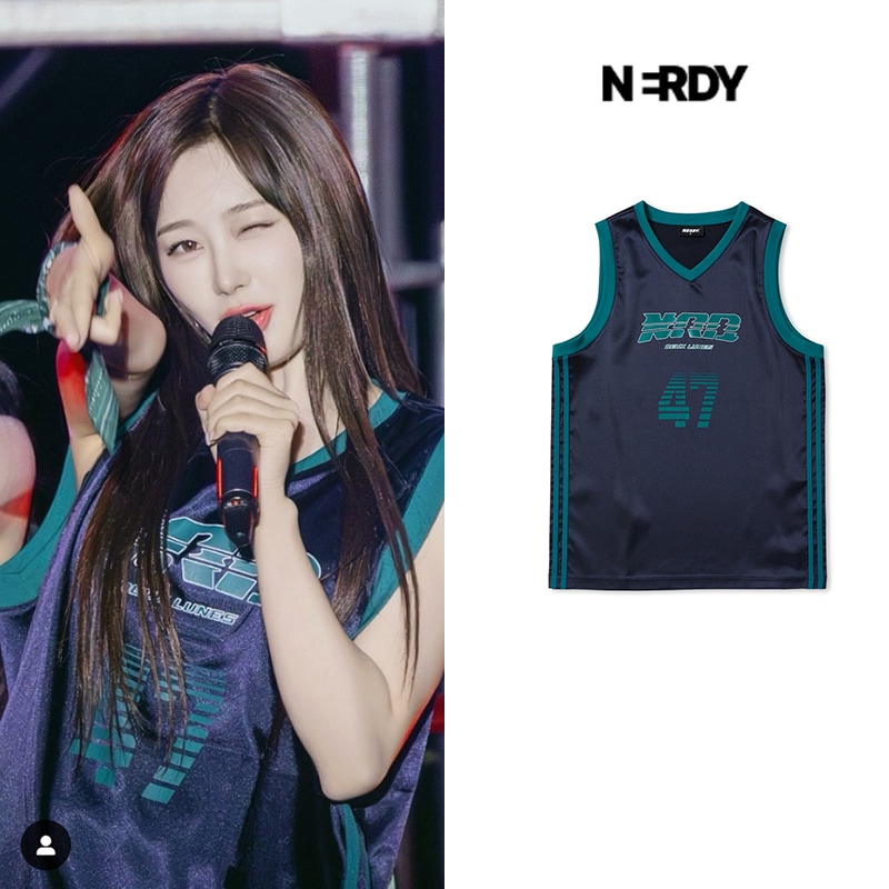 [aespa ジゼル 着用]sporty jersey sleeveless top