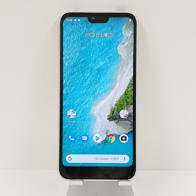 Android One S6 S6-KC SoftBank ホワイト 送料無料 本体 c07415 【中古】