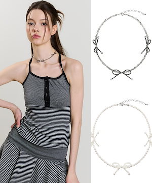 ★Hei★ baguette layered necklace★韓国人気★ ☆I韓国の人気【Hei】☆baguette layered necklace☆ネックレ.ス