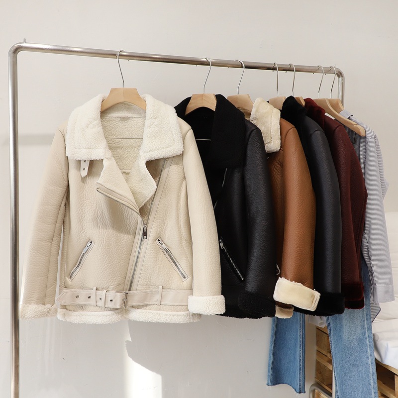 ムートンジャケット ボアジャケット もこもこ ムートンコート ジャケット ライダースジャケット ４カラー a1840