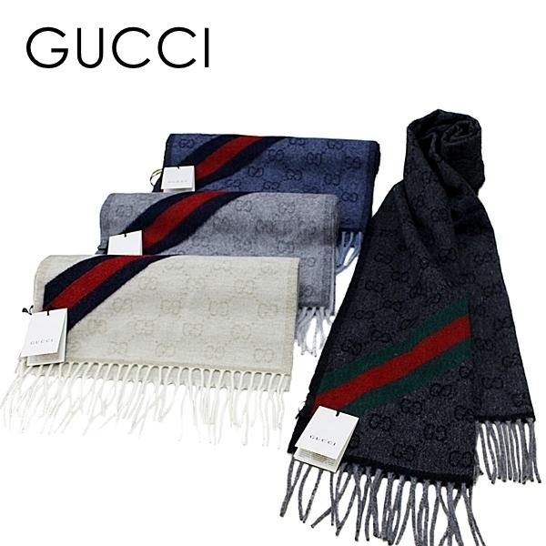ラッピング袋つき GUCCI ウール マフラー メンズ レディース かわいい おしゃれ 定番 プレゼント ギフト ストール 男女兼用 ユニセックス 彼氏 彼女 友達 プレゼント ギフト クリス