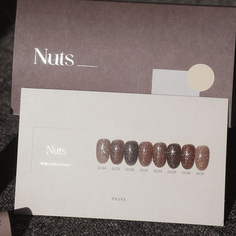 [FAUVE] 【Nuts :ReflectiveGel Collection】 8色 セット / ナッツ リフレクティブ コレクション