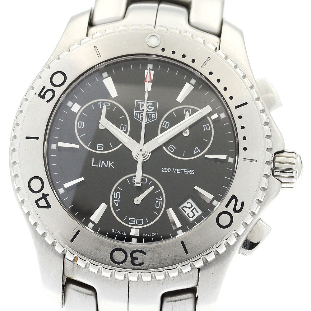 タグホイヤー TAG HEUER CJ1110 リンク クロノグラフ クォーツ メンズ _897048【中古】