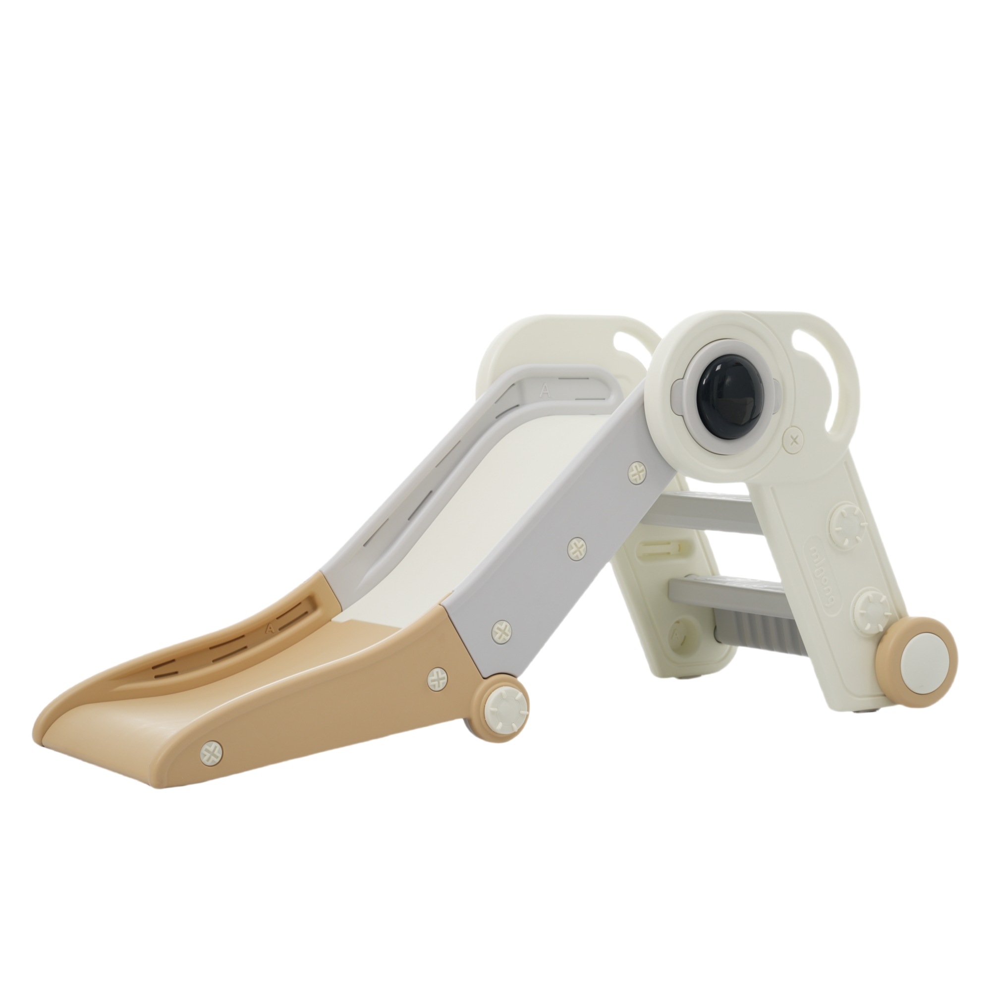 滑り台 すべり台 三つ折り室内 屋内 折りたたみ コンパクト 室内遊具 おもちゃ スウィング キッズ 子供 子供用 誕生日 プレゼント 遊具 コンパクト ヨーロッパ安全認証済GG378 khaki G