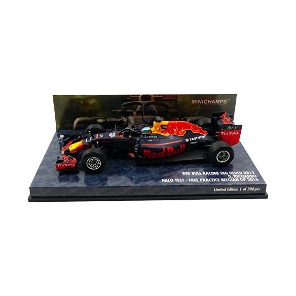 Minichamps 417160903 1:43 Red Bull Racing RB12-D.Ricciardo-Halo Test Belgian GP 2016 並行輸入品