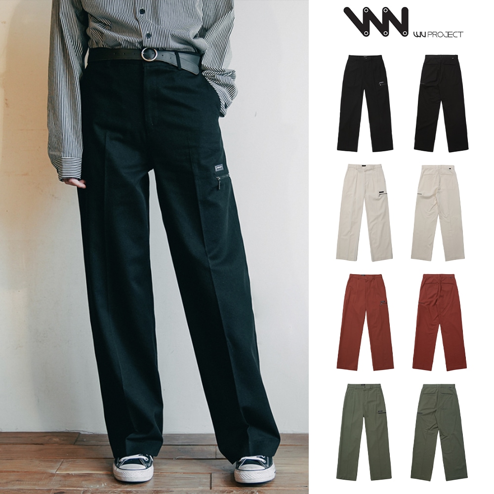 高級感 [WV PROJECT] Slacks Wide Ferris ロングパンツ COLOR:Red Brown -  flaviogimenis.com.br