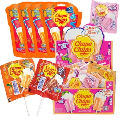 Qoo10] チュッパチャプス チュッパチャプスフィズキャンディ(8袋X : 食品